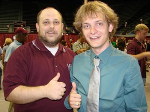 Two dudes with rings
