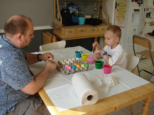 Doing the egg thing Doing the egg thing