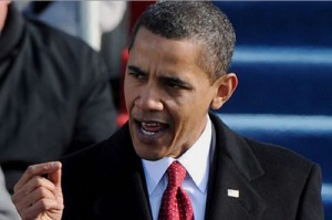 President Obama delivers his inaugural address