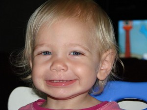 Happy little girl