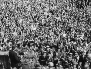 "Freedom is indivisible, and when one man is enslaved, all are not free."