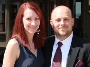 Us at the wedding