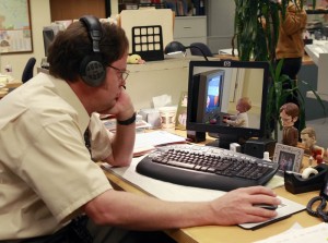 Dwight, you stop watching my baby!