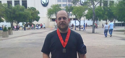 My first visit to the Cotton Bowl. Very sweaty.
