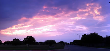Evening skies