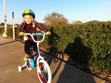 Our wee biker