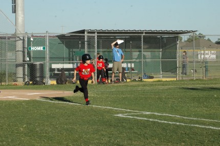 Running to first