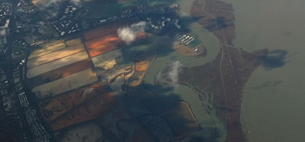 Looking down on NoCal
