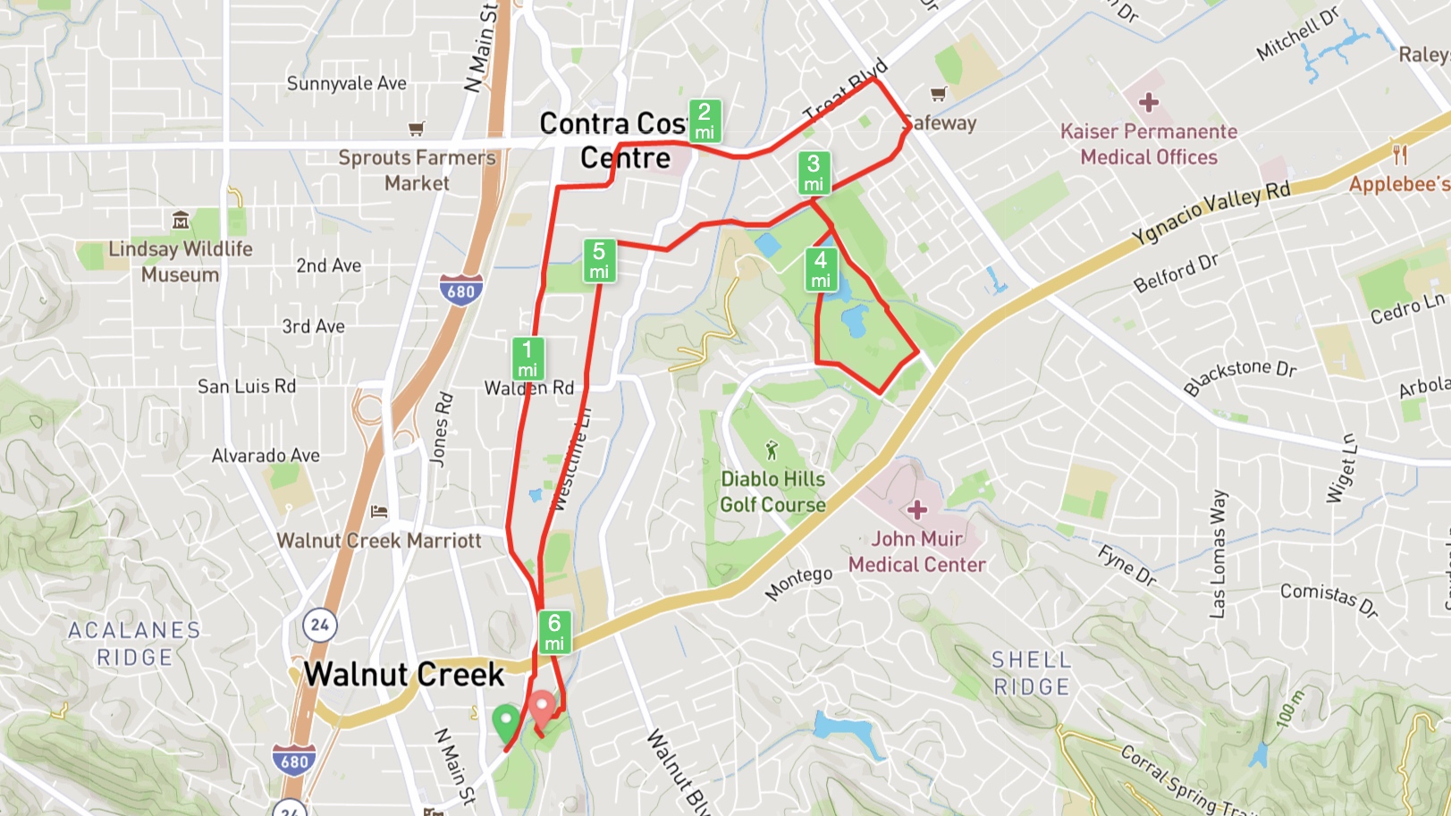 2022 Walnut Creek Running Festival 10K
