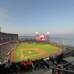 An April evening at Oracle Park