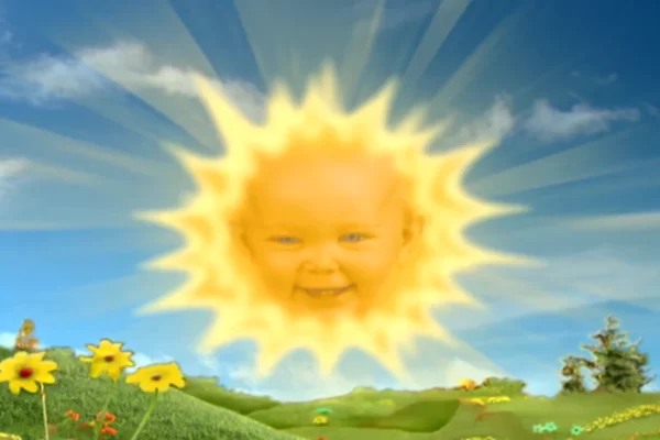 Baby Sun from Teletubbies