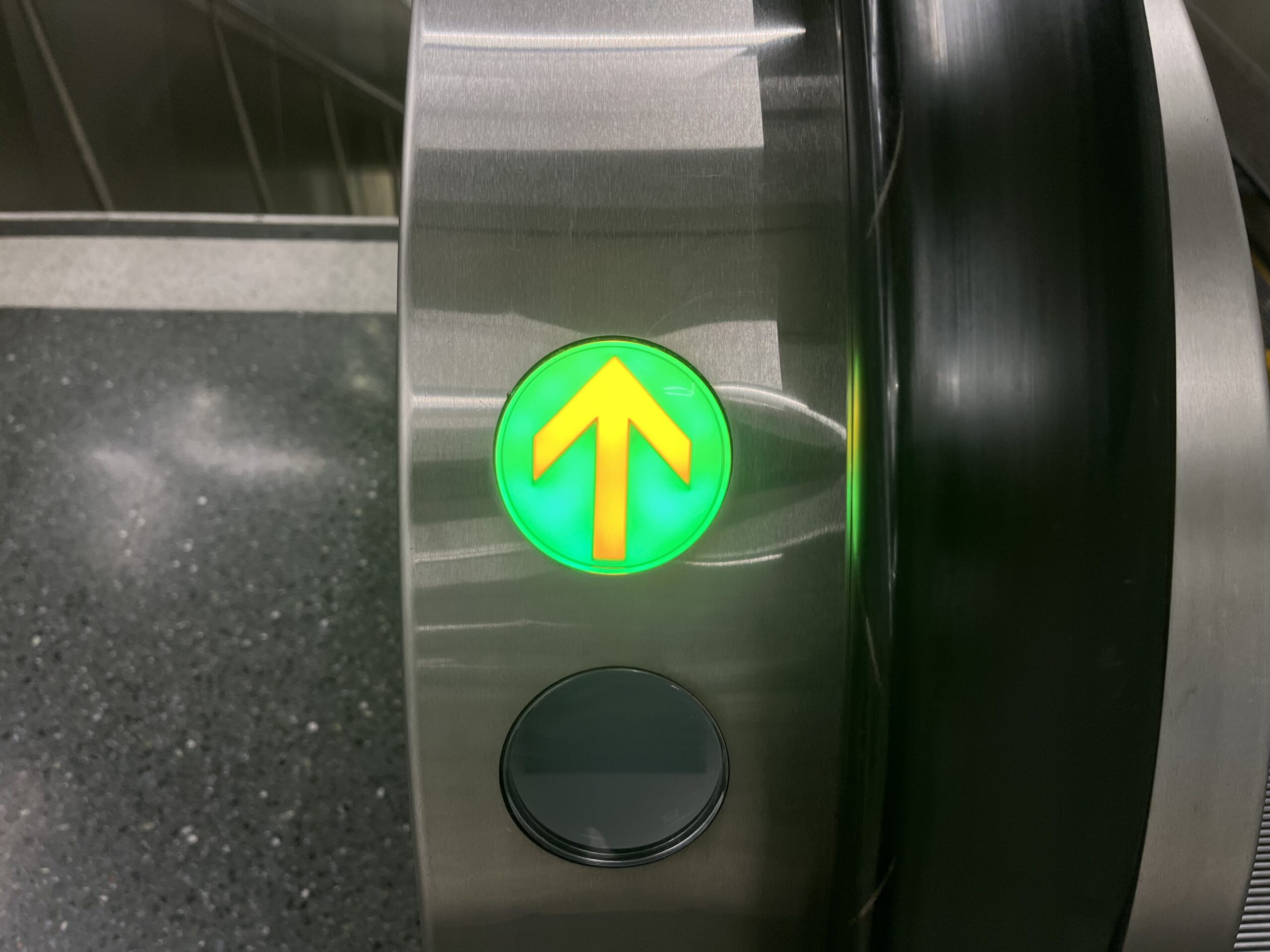Green up arrow